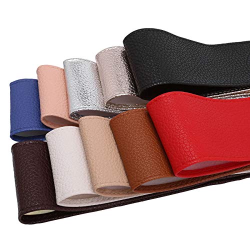 CHIC DIARY Fashion Women Faux Leather Bow Tie Waistband Elastic Stretch Waist Strap Cummerbund for Dress (#b-2pcs(black+coffee))