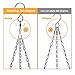 Hanging Chains with Hooks,9 Pack Hanging Chains for Plants,Flower Pot Basket,Planters,Bird Feeder,Lanterns,Wind Spinners and Ornaments Accessories,Silver
