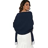 Sumolux Scarf for Women Pashmina Shawls Wraps for Evening Dresses Wedding Bridesmaid Gifts Winter Warm Soft Scarves