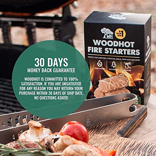 WH WOODHOT Tumbleweeds Fire Starter 54+ Pc Pack Natural Quick Ignite