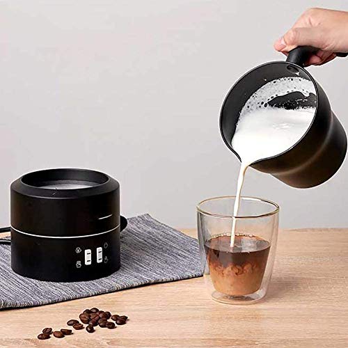 LKNJLL Milchaufschäumer, Abnehmbarer Krug, elektrische automatische Milchschaum-Hersteller und Wärmer for Latte und… – Bild 3