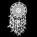 Whitelotous 36.6'' Big Size White Handmade Dream Catcher with Feathers Hanging Decor