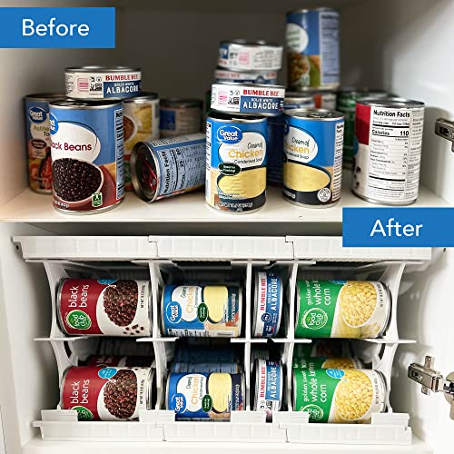 Shelf Reliance Cansolidator Cupboard 20 Cans Can Organizer for Pantry