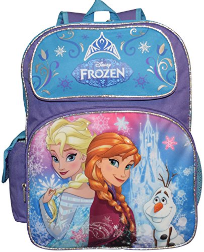 Disney Frozen Deluxe 3D Embossed 16" School Bag Backpack