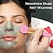 ARTIFUN 3 PCS Silicone Face Mask Brush,Mask Beauty Tool Soft Silicone Facial Mud Mask Mixing Brush Cosmetic Silicone Makeup Applicator for Applying Facial Mask, Eye Mask,Peel, Serum or DIY Needs