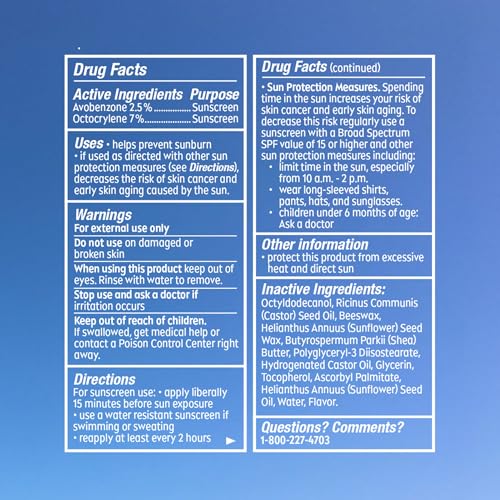 NIVEA SMOOTHNESS LIP CARE, SUNSCREEN LIP BALM WITH SPF 15 BROAD SPECTRUM, SHEA BUTTER, NOURISHING OILS AND VITAMIN C & E, 3-IN-1 MOISTURE, REPAIR AND SUNSCREEN, 0.17 OZ STICK, PACK OF 4