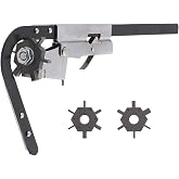 maXpeedingrods Piston Ring Groove Cleaner Tool, Carbon Steel Piston Ring Groove Cleaning Tool Kit with 3 Cutter Wheels, for Cleaning Carbon &amp; Glaze Deposits on Pistons &Oslash;51mm-&Oslash;127mm