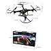 Drone with Camera Live Video Detachable RC Quadcopter with 2 Batteries 2.0MP FPV WiFi 2.4GHz 6-Axis Gyro Headless Mode Altitude Hold One Key Return Remote Control Gravity Sensor DIY Helicopter