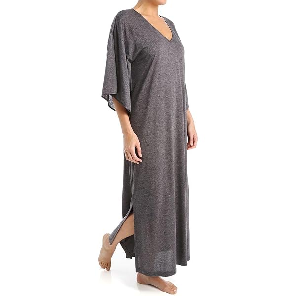 Natori Caftano Donna Niwashi Zip, Scollo A V, Spacchetti Laterali, Fantasia Raso Brillante, Chiusura Lampo - 4