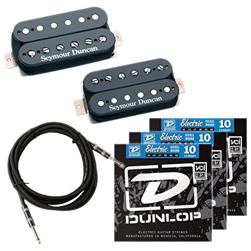 image for Seymour Duncan Hot Rodded Humbucker Pickup Set (SH-4,SH-2n/Black) w/ 3