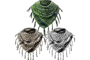 Army shemagh For Boys Army Head and Neck Scarf (Green, Orange and White) (Pack of 03), Green, Orange Or White, One Size