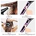 HOCOSY Hair Straightener Brush, Anti-scald Electric Ionic Straightening Comb with Ceramic Heating, 250℉-390℉ Adjustable & Auto-Off Function Hair Brush, Portable Hair Comb for Thick & Frizzy Hair