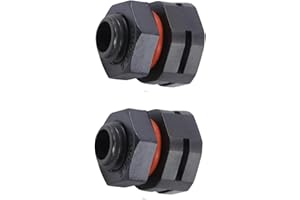 2-Pack IP68 Industrial Breather Vent - M12x1.5 Pressure Equalization Valve, Dual-Port Moisture Control for Electrical Cabinet
