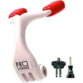 Pro Standard Grill Mount 4.0 - Heat Moldable Bite Mount - Compatible with Insta360, GoPro, DJI, Garmin and All Action Cameras (White/Red)