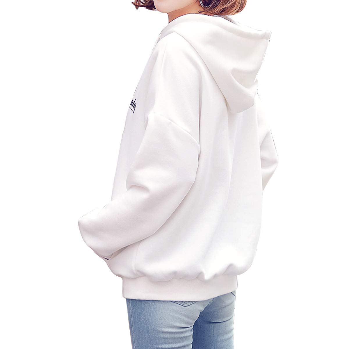 Fashion Sweatshirts (White, Small)