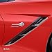 West Coast Corvette / Camaro C6, C7, C8 Z51 Badge Emblem Domed Decal - Carbon Fiber Look w/Chrome Trim for 2005-2025 Corvettes (3 inch)