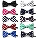 TOPTIE Adjustable Dog Bow Ties Collar Christmas Festival Pet Bowties Neckties for Party Grooming Accessories-Set B