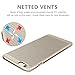 iPhone 6 Plus Case, LoHi iPhone 6s Plus Case [Ultra Slim] Hard PC Anti-Scratch Shock Absorption Case Snag-on Mesh Thin Back Protective Shell Cover for Apple iPhone 6 6s Plus 5.5 inch - Tyrant Gold