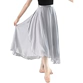 Lovdaswi Women Ballet Wrap Skirt Long Sheer Dance Skirts