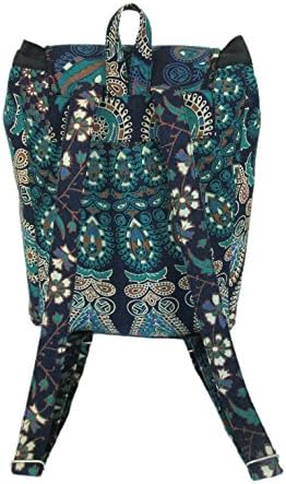Indian Mandala Ombre Hippie Gypsy Bag (Size:14"X8"X20") Backpack Boho HandBag Shoulder Bags Cotton Messenger Bag Carry Bag throw Fashionable Bags Tote Purse For Ladies by Craft place MV-157