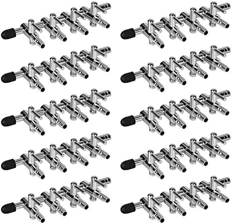 10 Pack Aquarium Air Flow Control Lever Pump Valve 4-Way Outlet