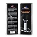 Aksesroyal Wine Pump with Valve Wine Stoppers (Silver 4 Stoppers)