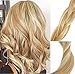 Clip In Human Hair Extensions Mixed Bleach Blonde Extension Clip ins New Version Thickened Double Weft 9A Brazilian Hair 120g 7pcs Full Head Silky Straight 100% Human Hair Clip In Extensions 16 Inch