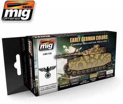 AMMO MIG JIMENEZ EARLY / MIDDLE GERMAN COLORS A.MIG 7100