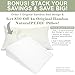 Bed Wedge Pillow - Acid Reflux Relief Pillows - 26”x25”x11