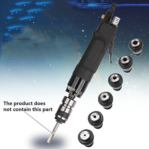 Pneumatic Tapping Machine 400rpm Air Drill Tapper Tool + 6pc Chucks M3/M4/M5/(M6-8)/M10/M12 for Universal Flexible Arm