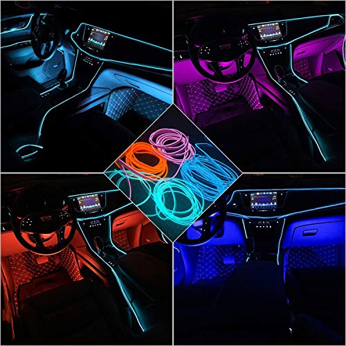 M.best Neon Light El Wire for Automotive Car Interior Decoration with