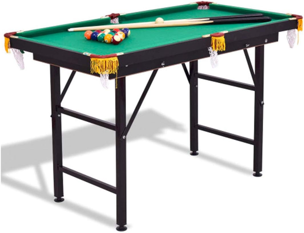 Suvtoper 47" Billiard Table Pool Game Includes Cues, Ball, Chalk, Rack, Brush for Kids Full Game Set