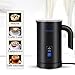 VIVREAL Steamer Electric Milk Frother, 1.2oz, Black