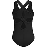 Zaclotre Ballet Leotards for Girls Hollow Back Sleeveless Dance Outfits Gymnastics Leotard Tank Bodysuit