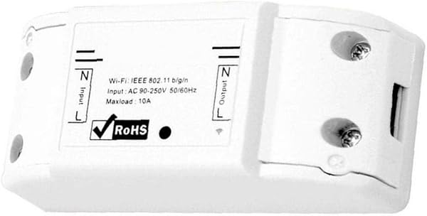 GGOOD Smart Switch Pared WiFi con Control Remoto Y Temporizador Smart Home Wireless Switch Interruptor De Control Mdulo De Rel De Automatizacin Modificacin Remoto para Android Blanca