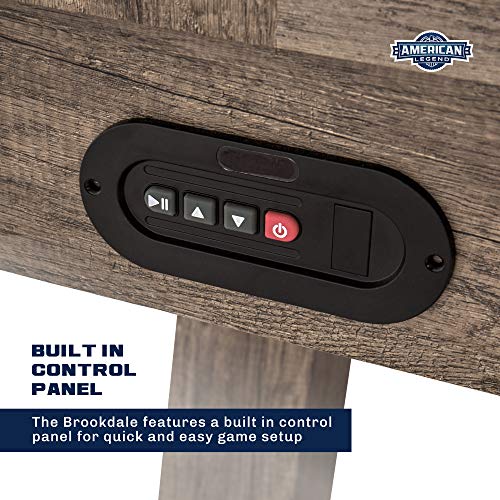 American Legend Brookdale AirPowered Hockey Table with Rustic Wood