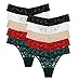 10 Pack: Free to Live Women's Lace Thong Panties