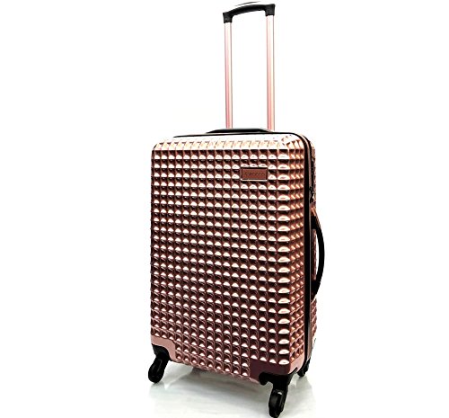 tripp rose gold suitcase large