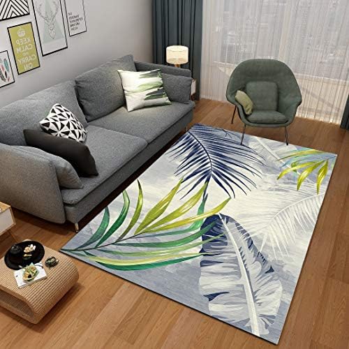 QYWSJ Modern Style Rugs Living Room, floral feather geometric motif, Soft Fluffy Shaggy Lounge, Suitable for Large Non Slip Area Rugs for Bedroom Living room (Multiple sizes)