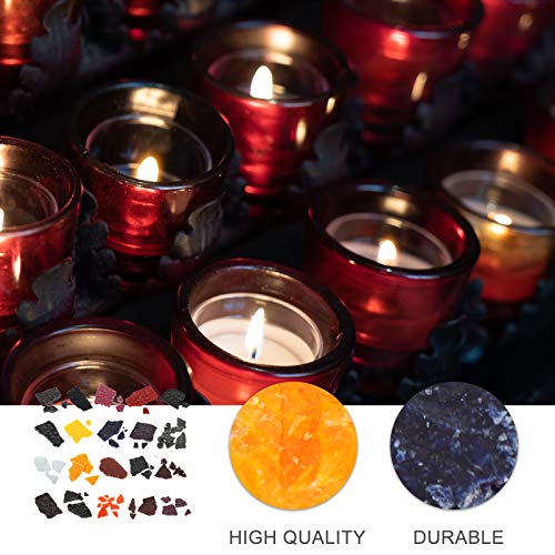 ULTNICE 20 Stks Wax Dye Voor Kaarsen Maken Soja Wax Dye Kaars Kleurstoffen Kleur Chips Voor Kaarsen Maken Levert… - Image 6