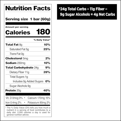 QUEST NUTRITION PUMPKIN PIE PROTEIN BAR, 20G PROTEIN, 4G NET CARB, 1G SUGAR, GLUTEN FREE, 12 COUNT
