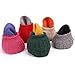 Girls Wool Socks Kids Fashion Color Block Soft Seamless Warm Crew Socks 6 Pack