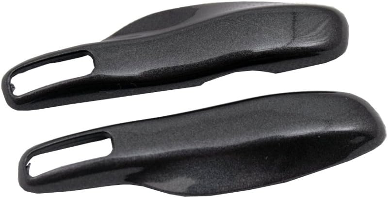 Ssrracing Gloss Carbon Grey Hard Plastic Remote Key Protection Case Key Blade for Porsche Cayman Cayenne Carrera 911/997 Panamera 970 Boxster 981