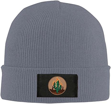 Wangjianhuan Travis Scott Rodeo Cactus Hunting Unisex Warm Winter Hat Knit Beanie Skull Cap Cuff Beanie Hat Winter Hats