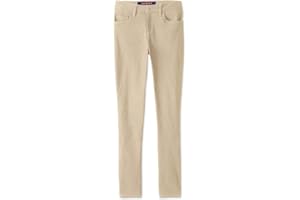 French Toast Little Girls' Super Stretch Skinny School Uniform Pants with Pockets