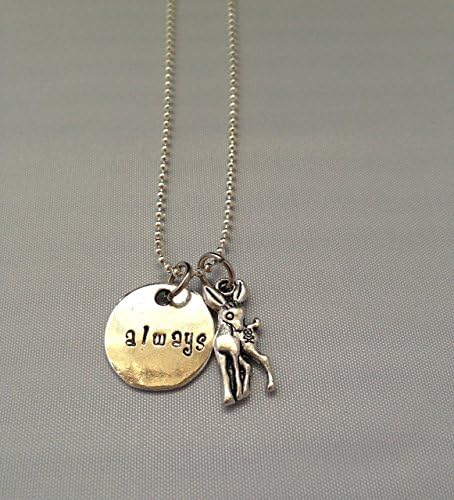 After All this time? Always. Harry Potter Inspired Snape Lily Doe Necklace