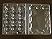 Quail Egg Cartons, 50 pieces, Hold 12 eggs (1 dozen) small quail hen clear plastic pvc stackable
