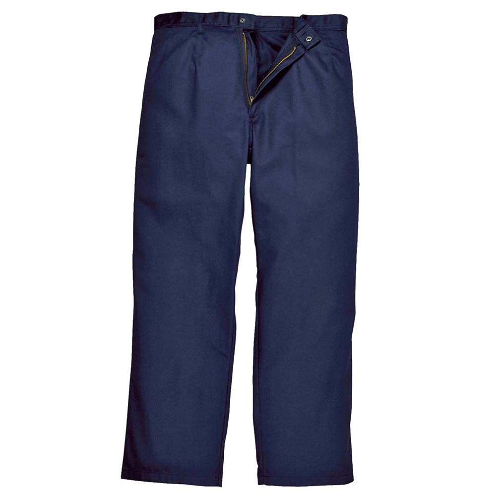 Portwest BZ30 Maximum Protection Bizweld Trousers Navy Tall, Small