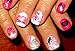 Valentine's Day Nail Decals Assortment Water Slide Nail Art Decals - Nail Salon Quality!