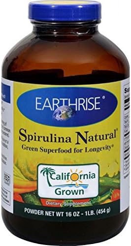 Earthrise Spirulina Natural, 454 Grams Powder by Earthrise Nutritional